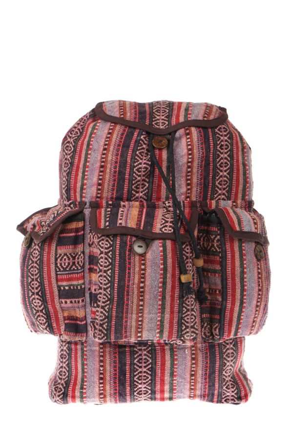 hippie stonewashed back pack