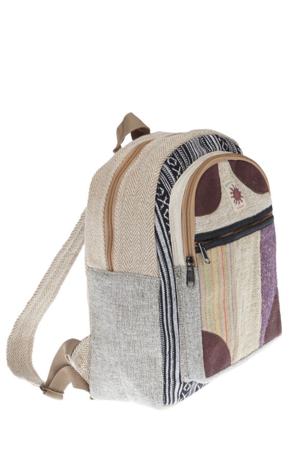 hemp-cotton mini backpack - classic