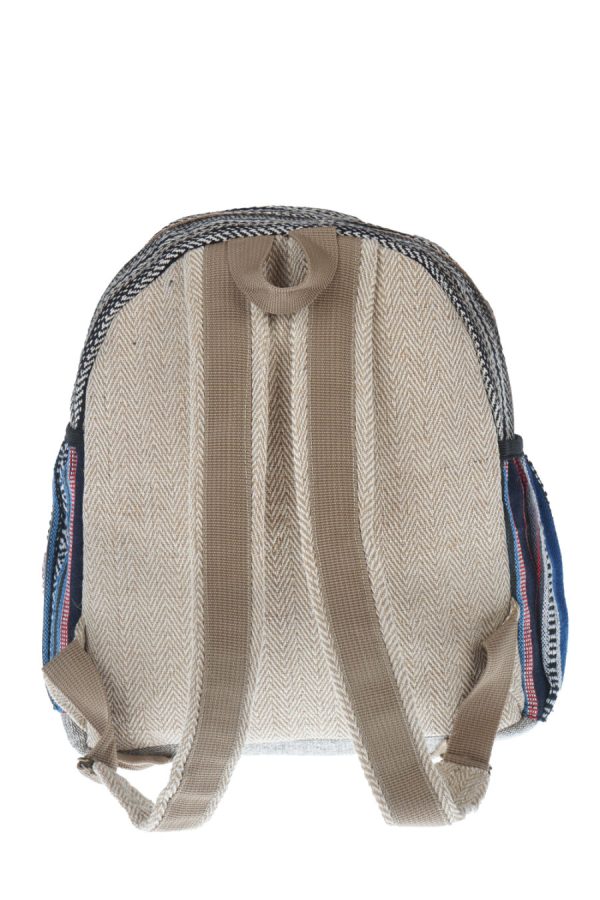 hemp-cotton - mini - backpack - multi pocket