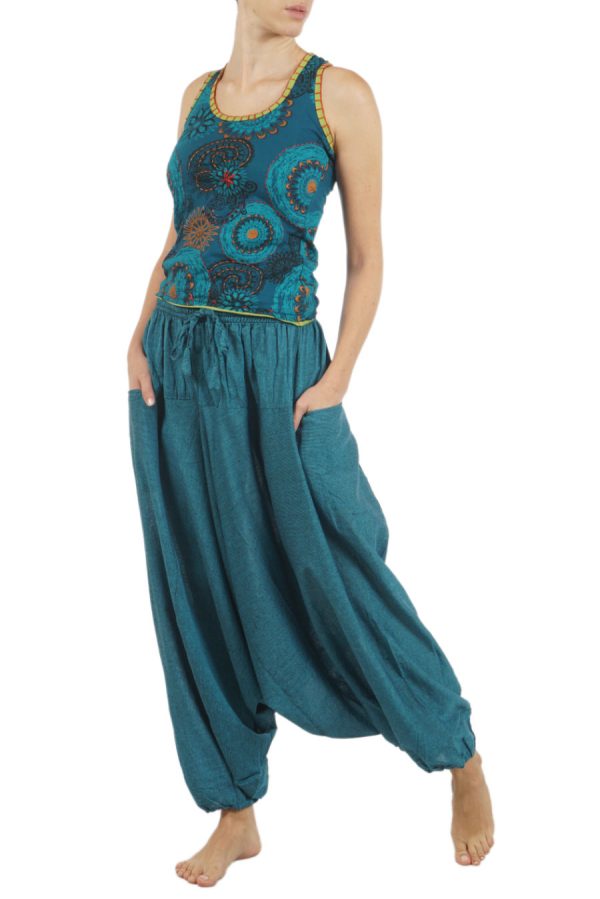 meditation harem pants-petrol greenmeditation harem pants-petrol green