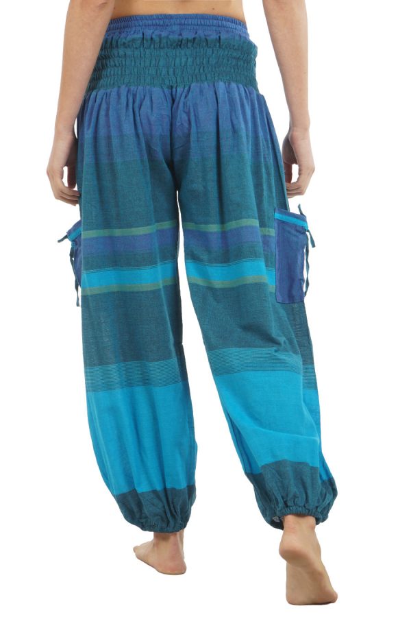 παντελόνα yoga - τυρκουαζ-μπλε