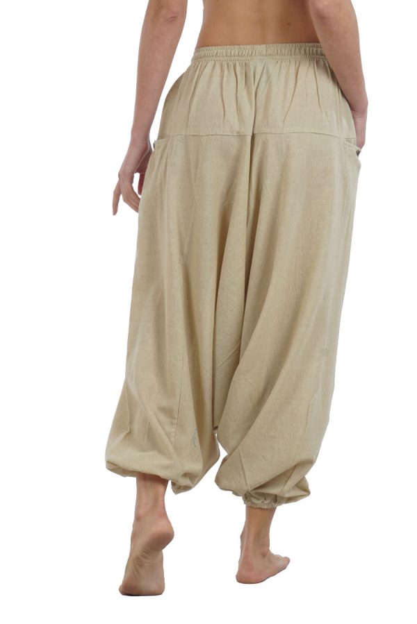 meditation harem pants-ecru