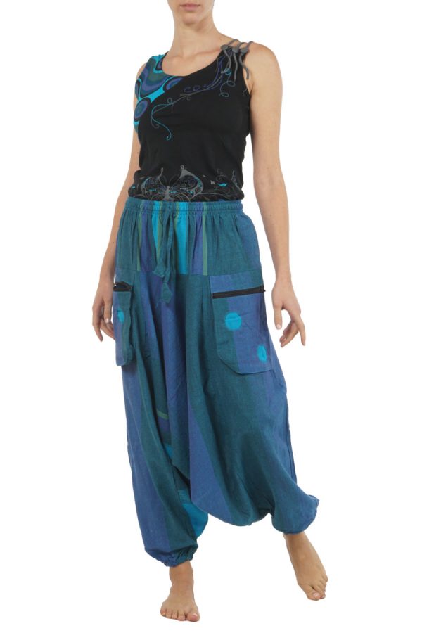 meditation harem pants -turquoise-bluemeditation harem pants -turquoise-blue