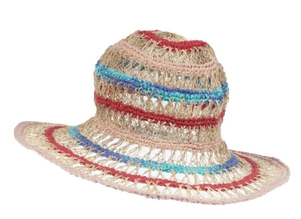 hemp  - cotton - hat - αραιή πλέξη - a