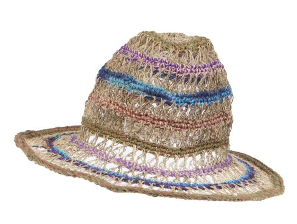 hemp  - cotton - hat - αραιή πλέξη - a