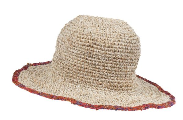 hemp  - cotton - hat - αραιή πλέξη - a