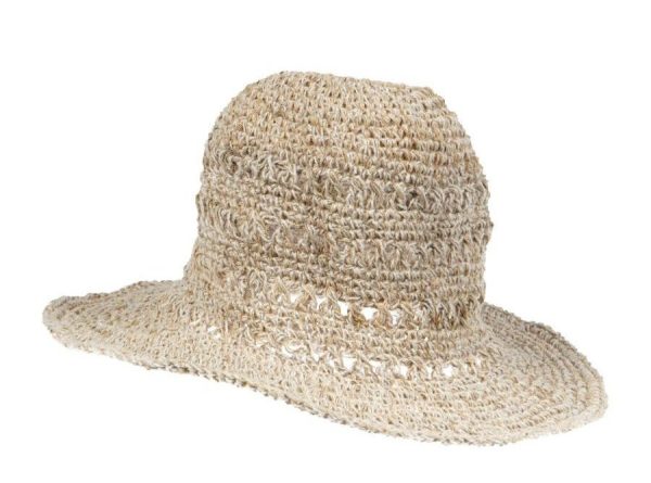 hemp - cotton - hat - Agathahemp - cotton - loose knit hat - a