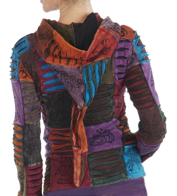 cotton - patchwork - jacket