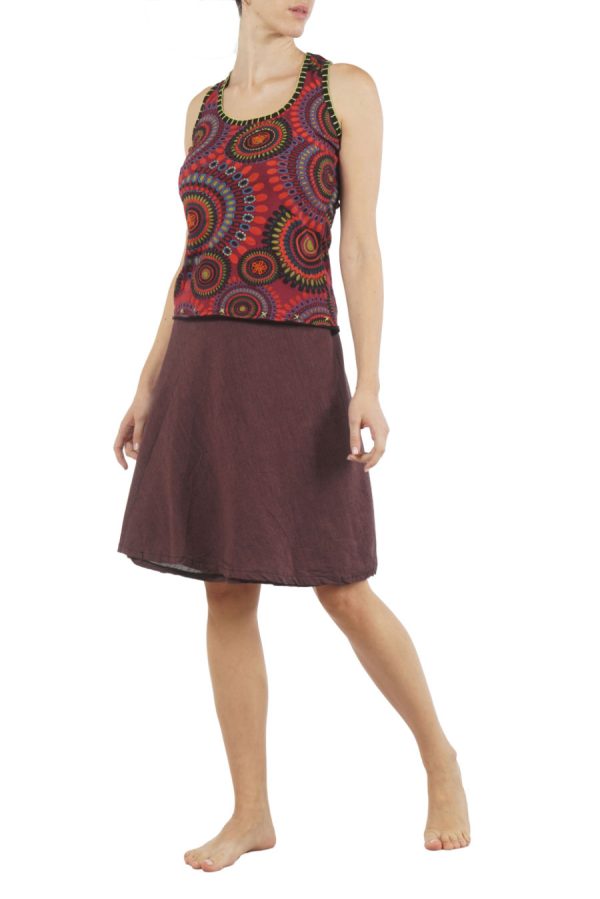 medi - wrap skirt - brown