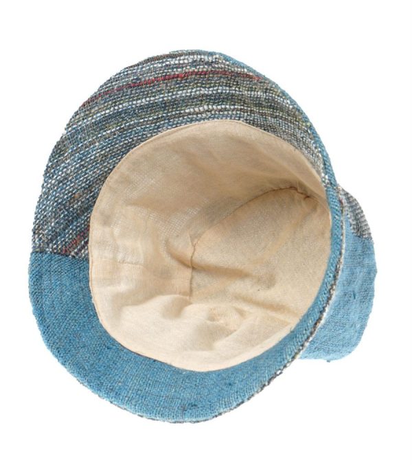 hemp bucket hat γαλάζιο