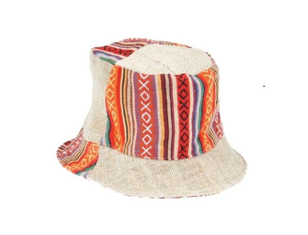 hemp bucket hat - patchhemp bucket hat - patch