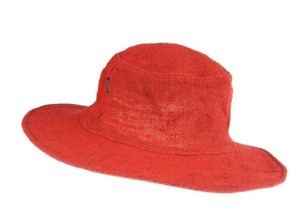 safari hemp hat - κόκκινοsafari hemp hat