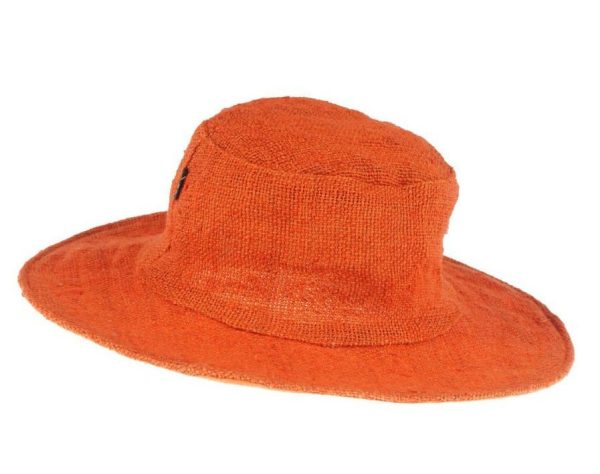 safari hemp hat - orangesafari hemp hat - orange