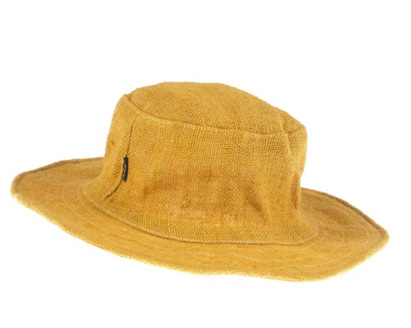 safari hemp hat - yellowsafari hemp hat