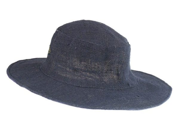 safari hemp hat - dark blue