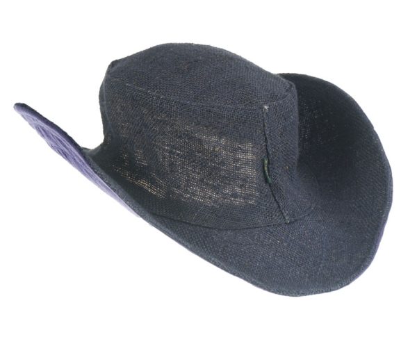 safari hemp hat - dark blue