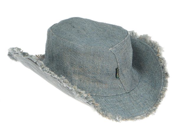 fisherman hemp hat blue