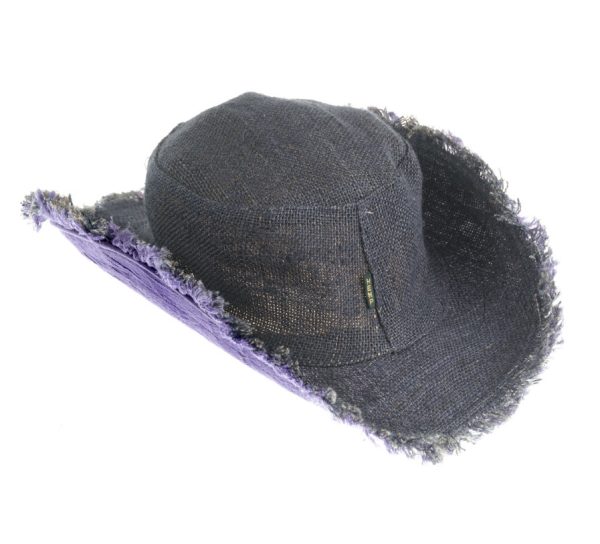 fisherman hemp hat dark blue