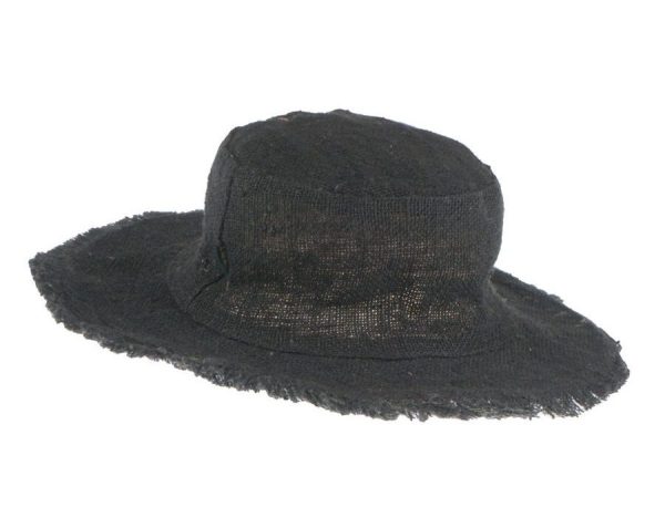 fisherman hemp hat blackfisherman hemp hat black