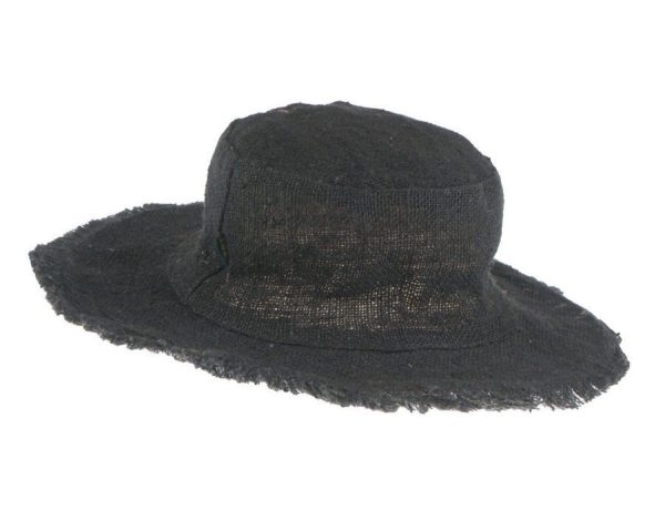 fisherman hemp hat μαύροfisherman hemp hat μαύρο