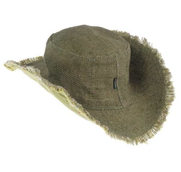 fisherman hemp hat green